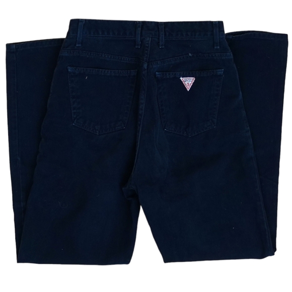 Vintage Guess Navy High Rise Tapered Ankle Jeans - 29 - Picture 6 of 12